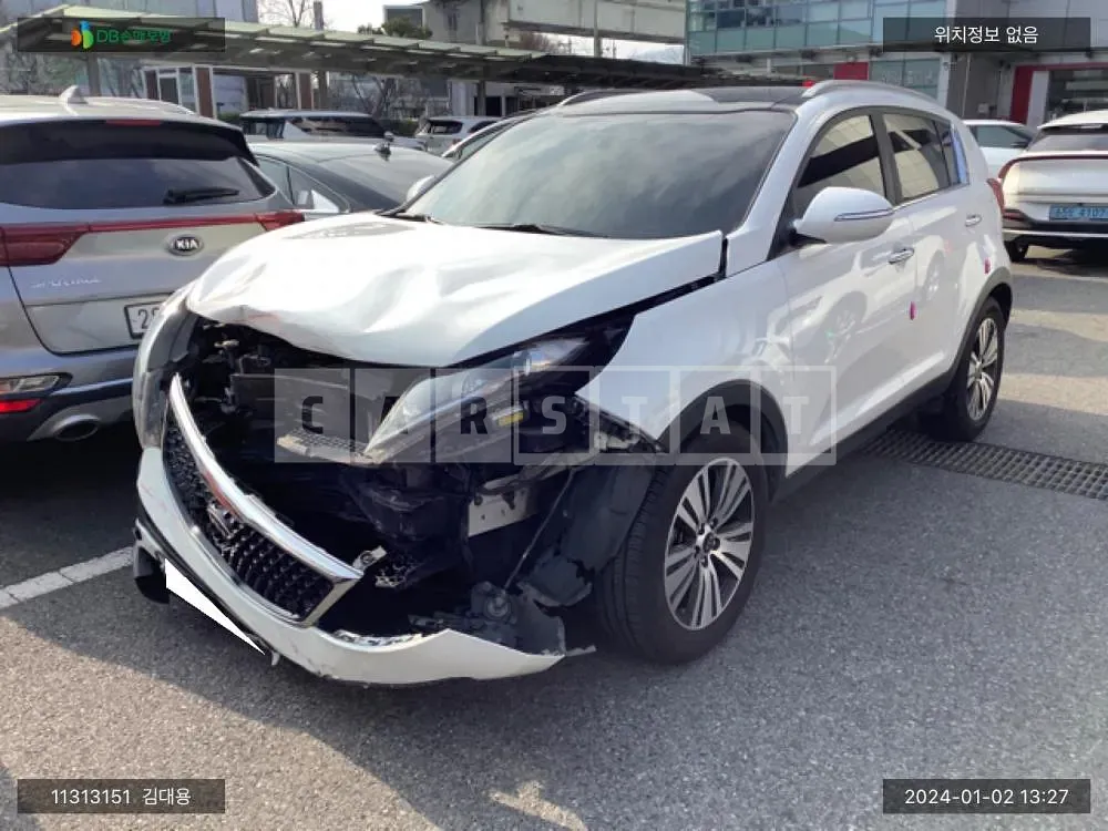 Photo 2 of 5: 2015 Kia Sportage, VIN KNAPE813BGK843455 — Korean insurance auction