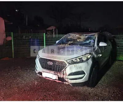 Photo 1 of 5: 2017 Hyundai Tucson, VIN KMHJ2815GHU345644 — Korean insurance auction