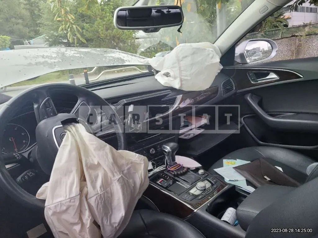 Photo 2 of 9: 2015 Audi A6 35 TDI, VIN WAUZZZ4G0FN068087 — Korean insurance auction