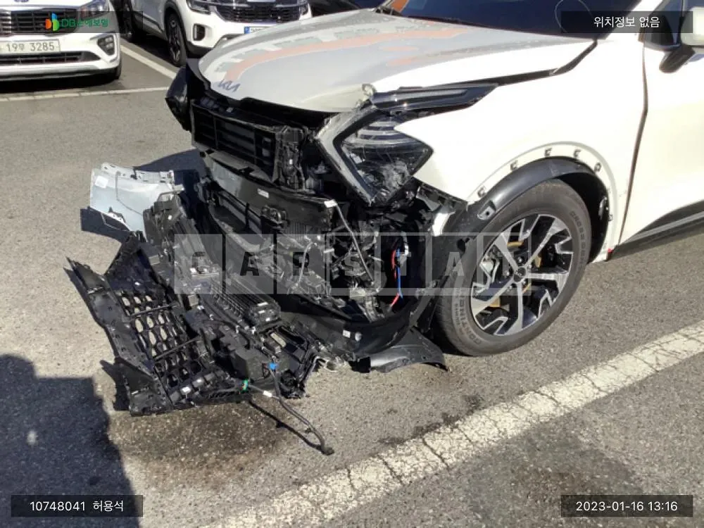 Photo 2 of 11: 2022 Kia Sportage, VIN KNAPW81GBNK015669 — Korean insurance auction