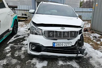 Photo 1 of 10: 2016 Kia Carnival, VIN KNAME81ABGS098760 — Korean insurance auction