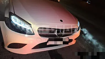 Photo 1 of 5: 2019 Mercedes-Benz C220 d, VIN WDDWF1EB1KR432769 — Korean insurance auction