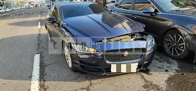Photo 1 of 7: 2018 Jaguar XE 20d, VIN SAJAB4BN7JCP34599 — Korean insurance auction