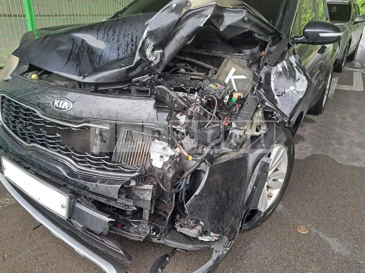 Photo 2 of 7: 2015 Kia Sportage, VIN KNAPM813BGK001665 — Korean insurance auction