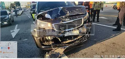 Photo 1 of 5: 2015 Kia Carnival 9 Seater — Korean insurance auction