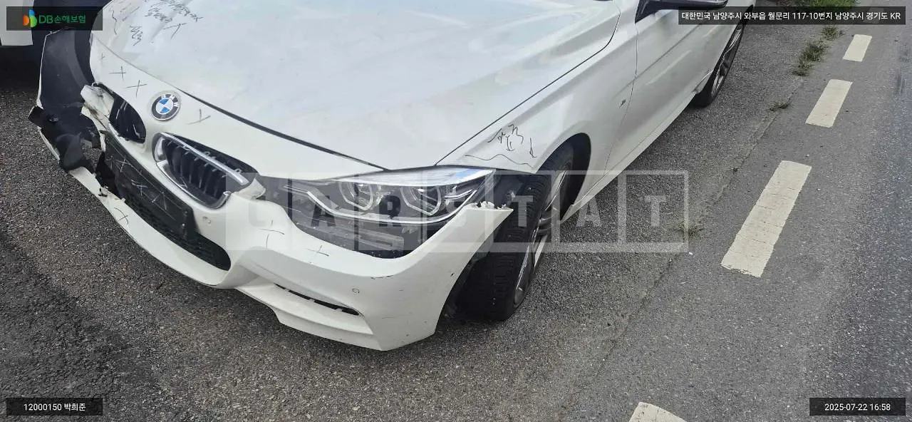 Photo 2 of 10: 2018 BMW 320i, VIN WBA8A9104JAH11411 — Korean insurance auction