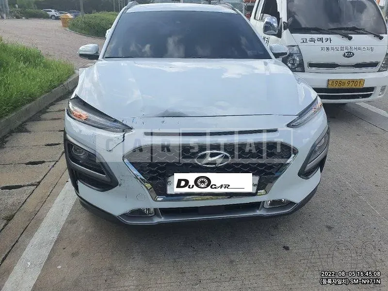 Photo 2 of 26: 2018 Hyundai Kona, VIN KMHK7815GJU273659 — Korean insurance auction