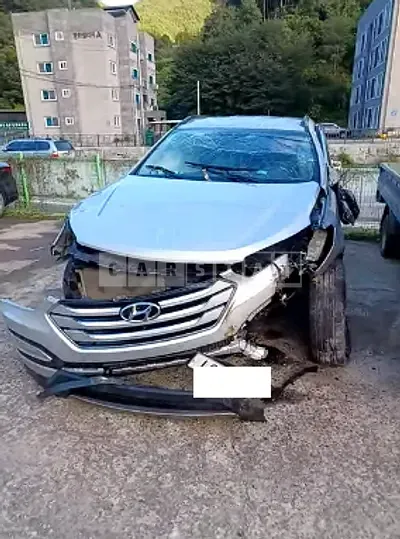 Photo 1 of 20: 2015 Hyundai Santa Fe, VIN KMHSW81XDFU371947 — Korean insurance auction