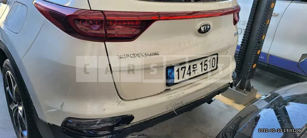 Photo 2 of 9: 2019 Kia Sportage, VIN KNAPR813BKK659741 — Korean insurance auction