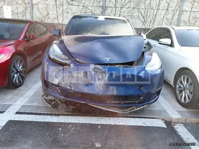 Photo 1 of 12: 2021 Tesla Model Y Long Range — Korean insurance auction