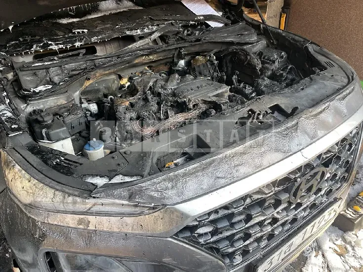 Photo 2 of 2: 2019 Hyundai Santa Fe, VIN KMHS281BDKU008433 — Korean insurance auction