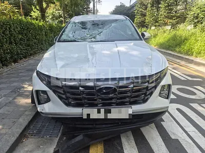 Photo 1 of 15: 2023 Hyundai Tucson, VIN KMHJB81BGPU288192 — Korean insurance auction
