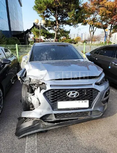 Photo 1 of 14: 2018 Hyundai Kona, VIN KMHK3816GJU001473 — Korean insurance auction