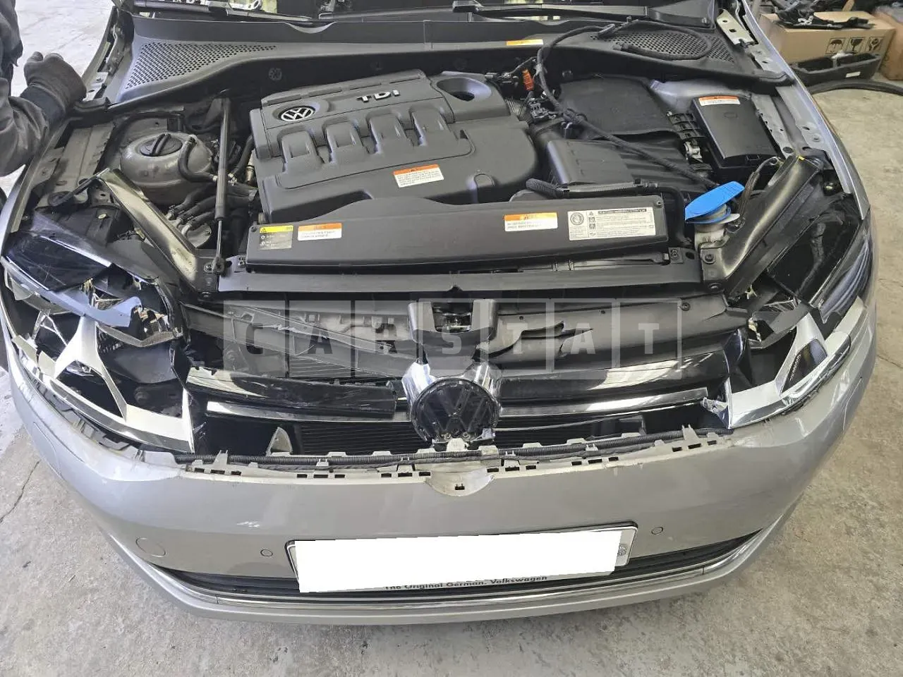 Photo 2 of 8: 2014 Volkswagen Golf 1.6 TDI BMT, VIN WVWZZZAUZEW141801 — Korean insurance auction