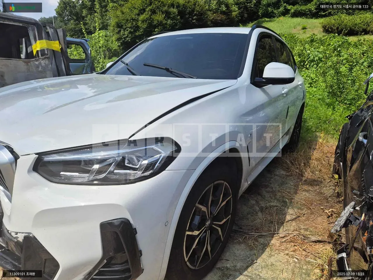 Photo 2 of 11: 2023 BMW X3 xDrive20i, VIN WBA31DP0XP9R35746 — Korean insurance auction