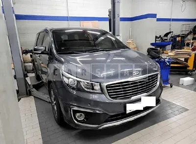Photo 1 of 35: 2016 Kia Carnival, VIN KNAMB81ABGS242160 — Korean insurance auction