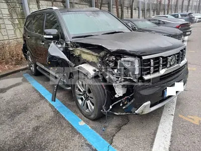 Photo 1 of 7: 2021 Kia Mojave, VIN KNAKN814DMA227422 — Korean insurance auction