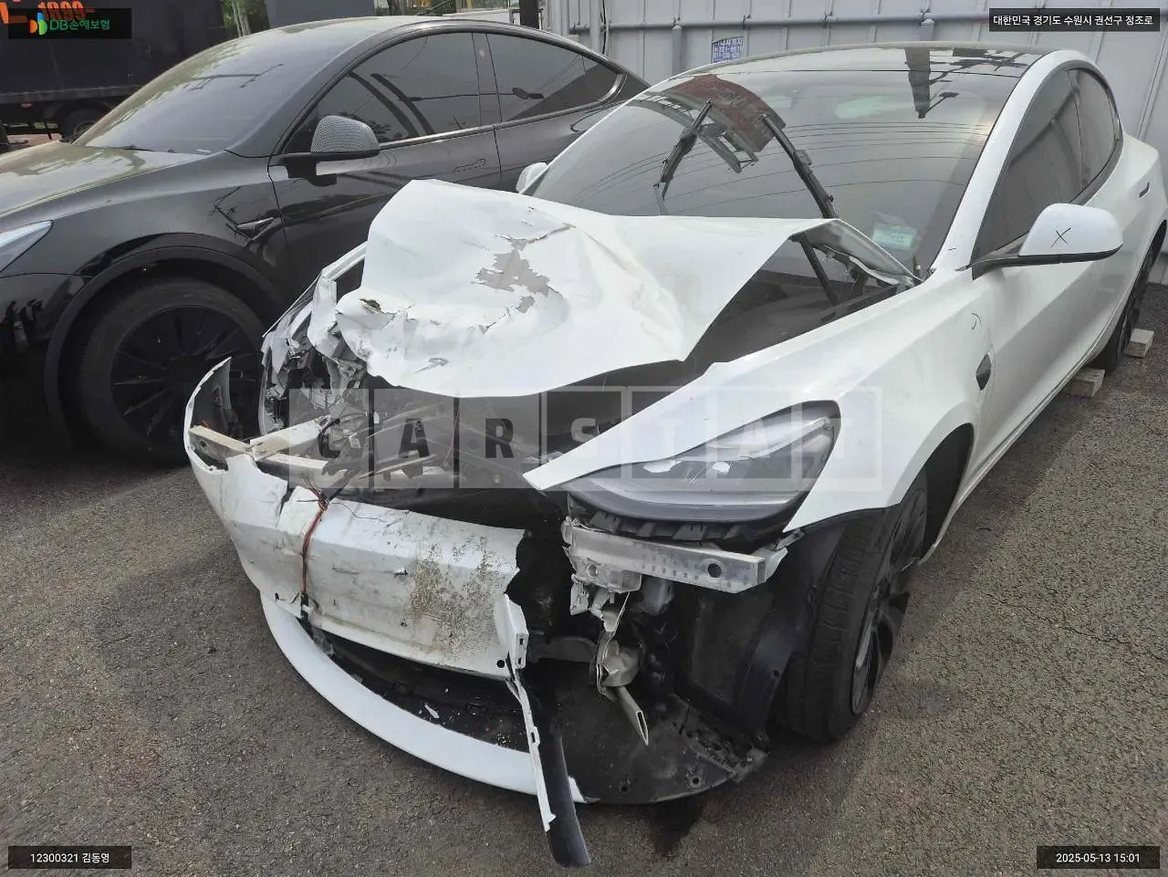 Photo 2 of 22: 2022 Tesla Model 3 Long Range, VIN 5YJ3E1EB9NF229994 — Korean insurance auction