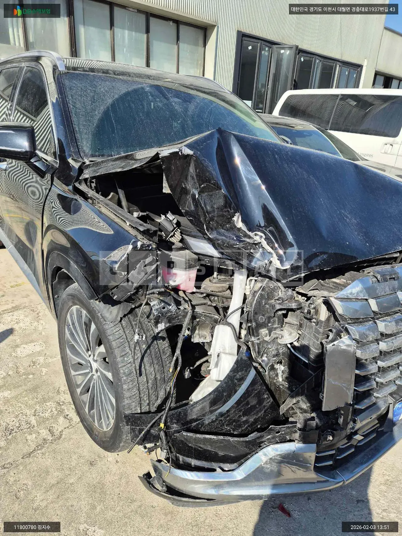 Photo 2 of 22: 2023 Hyundai Palisade, VIN KMHR581ADPU630308 — Korean insurance auction