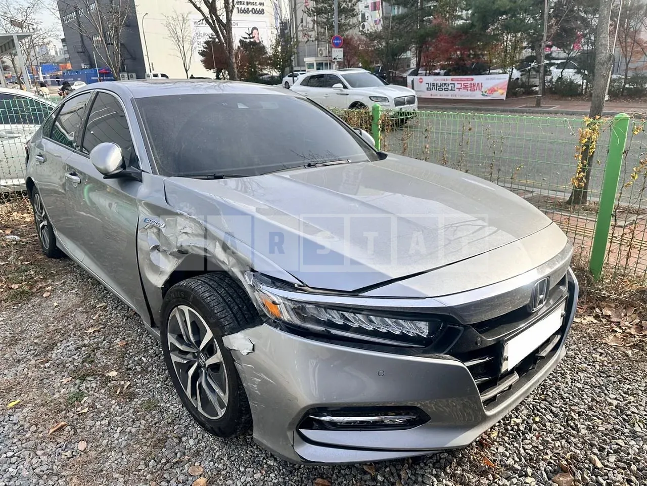 Photo 2 of 10: 2019 Honda Accord Hybrid, VIN 1HGCV3690KA511398 — Korean insurance auction