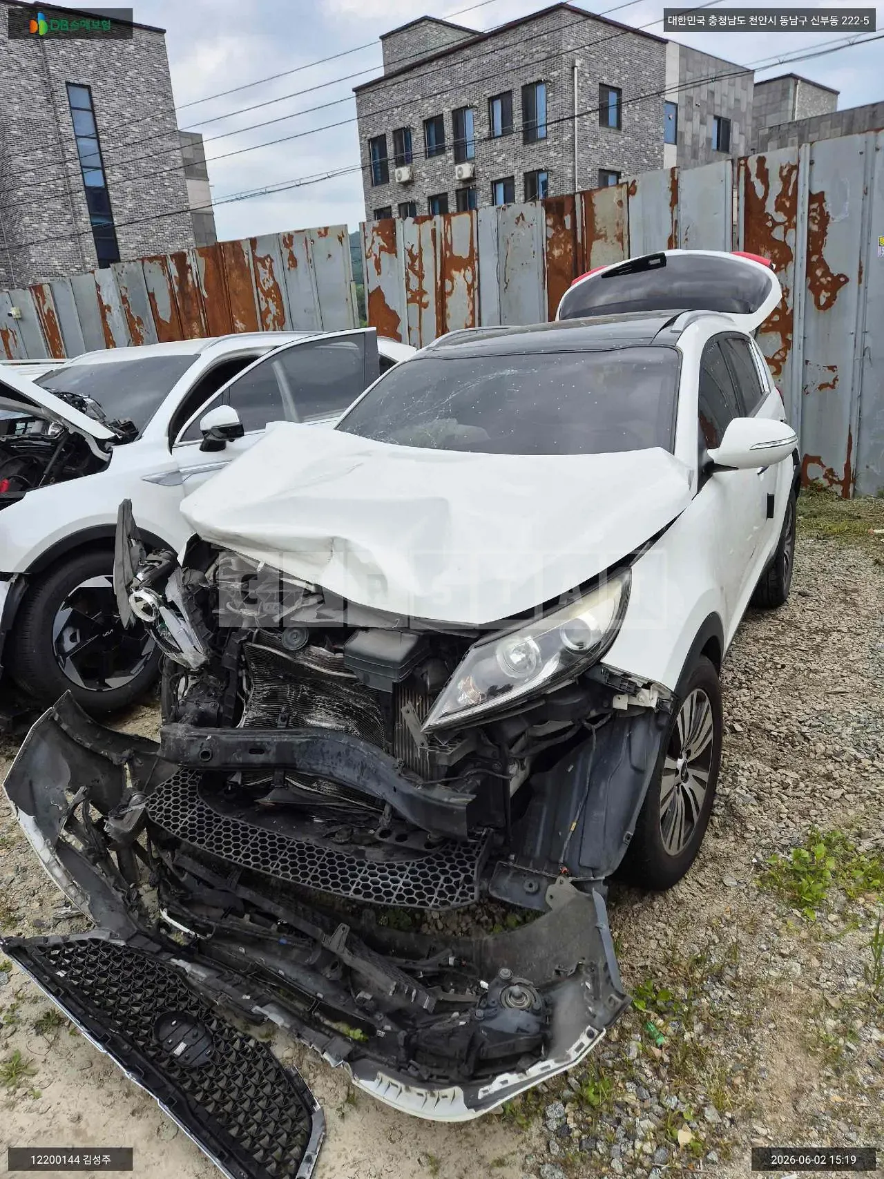 Photo 2 of 10: 2015 Kia Sportage, VIN KNAPE813BFK782544 — Korean insurance auction