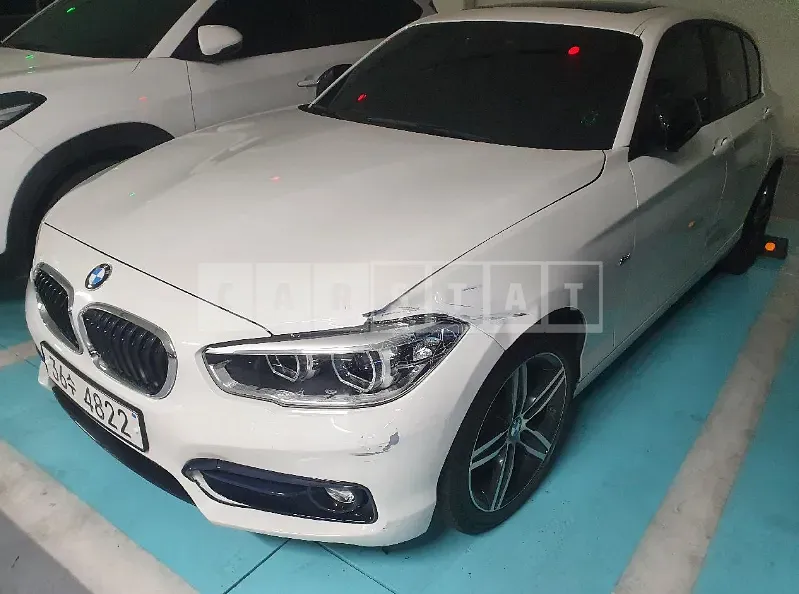 Photo 2 of 9: 2018 BMW 118d, VIN WBA1S5108J5L16726 — Korean insurance auction