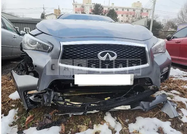 Photo 2 of 15: 2015 Infiniti Q50S Hybrid, VIN JNKAV71E2FM540068 — Korean insurance auction