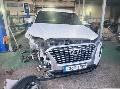 Photo 1 of 9: 2022 Hyundai Palisade, VIN KMHR281ABNU331534 — Korean insurance auction