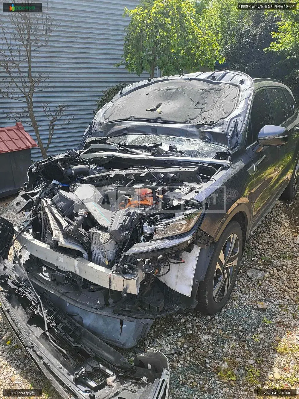 Photo 2 of 16: 2021 Kia Sorento Hybrid, VIN KNARK81GDMA031323 — Korean insurance auction