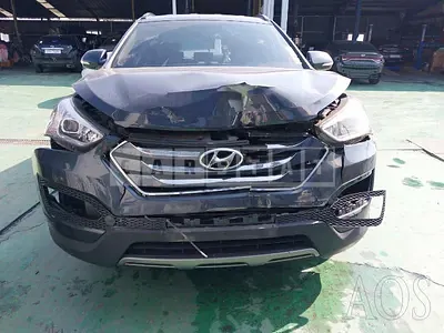 Photo 1 of 30: 2015 Hyundai Santa Fe, VIN KMHSW81UBFU454061 — Korean insurance auction