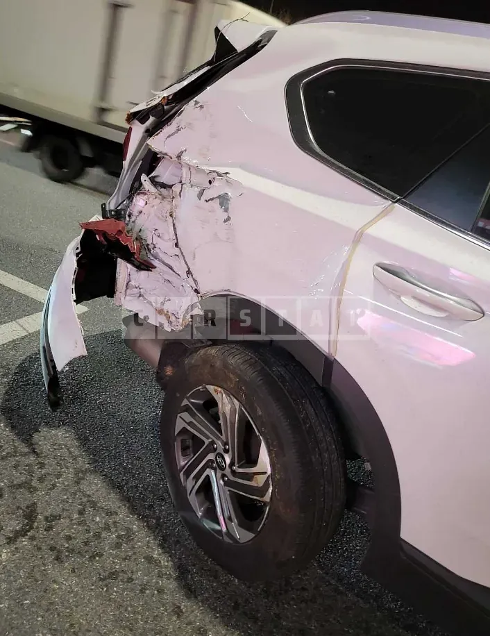 Photo 2 of 11: 2021 Hyundai Santa Fe, VIN KMHS381LGMU377723 — Korean insurance auction