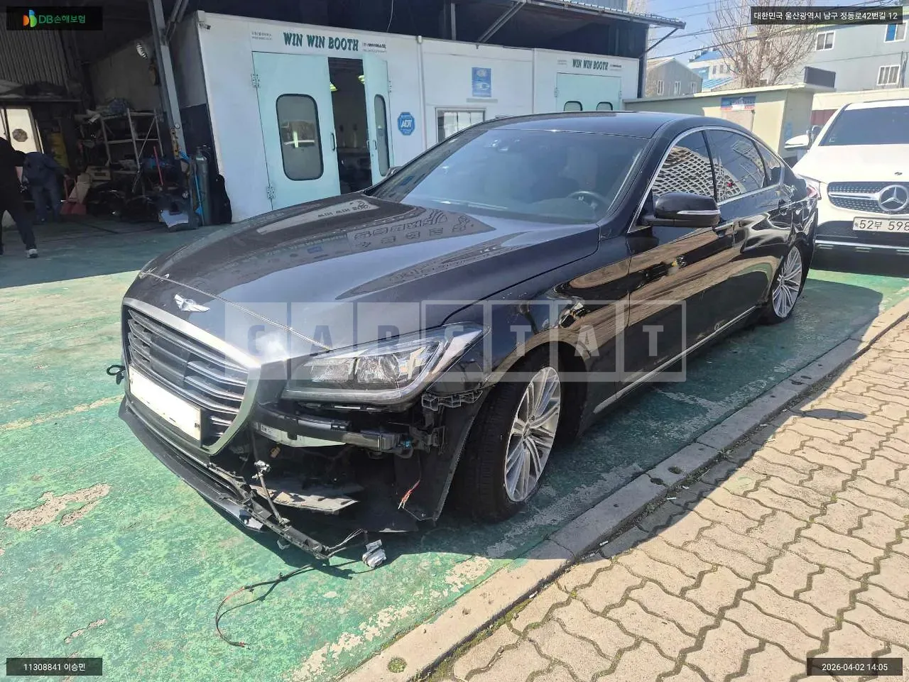 Photo 2 of 30: 2019 Hyundai Genesis G80, VIN KMHGL41DBKU314283 — Korean insurance auction