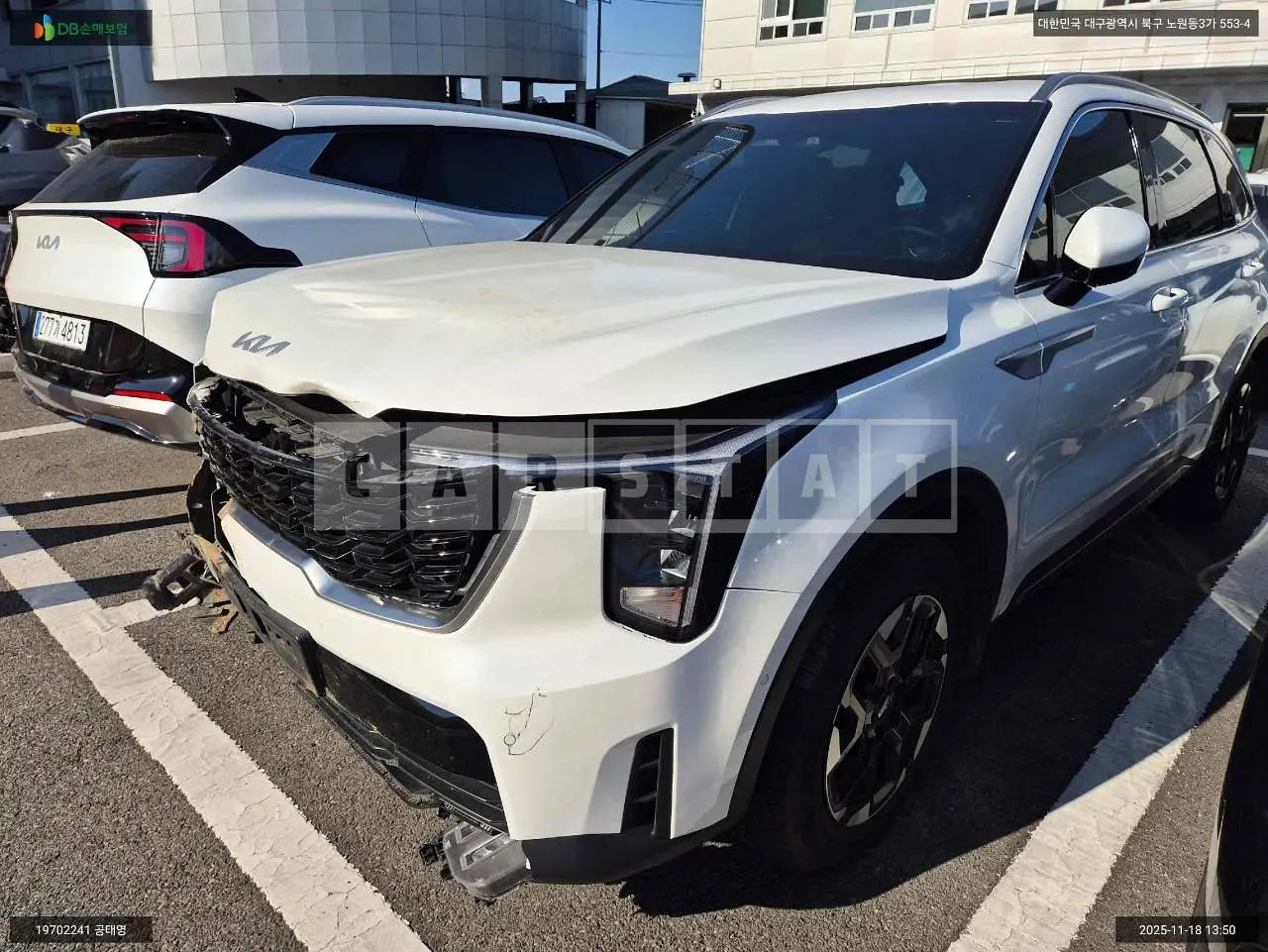 Photo 2 of 15: 2025 Kia Sorento, VIN KNARH81BGSA350610 — Korean insurance auction