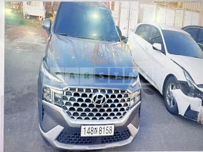 Photo 1 of 24: 2021 Hyundai Santa Fe — Korean insurance auction