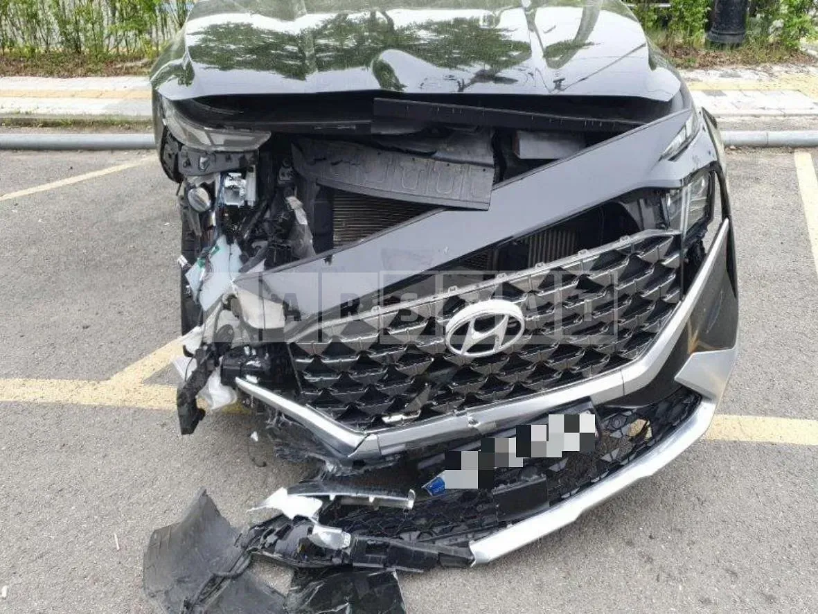Photo 2 of 24: 2020 Hyundai Santa Fe TM 2.2 (Diesel) — Korean insurance auction