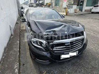 Photo 1 of 14: 2015 Mercedes-Benz S350 BlueTec 4Matic L, VIN WDDUG3DB3FA173059 — Korean insurance auction