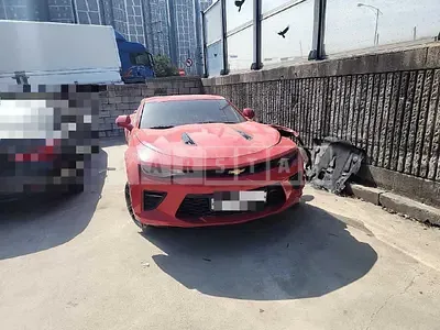 Photo 1 of 20: 2017 Chevrolet Camaro Ss Volcano Red — Korean insurance auction