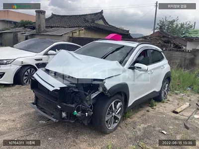 Photo 1 of 13: 2017 Hyundai Kona, VIN KMHK4815GJU031370 — Korean insurance auction