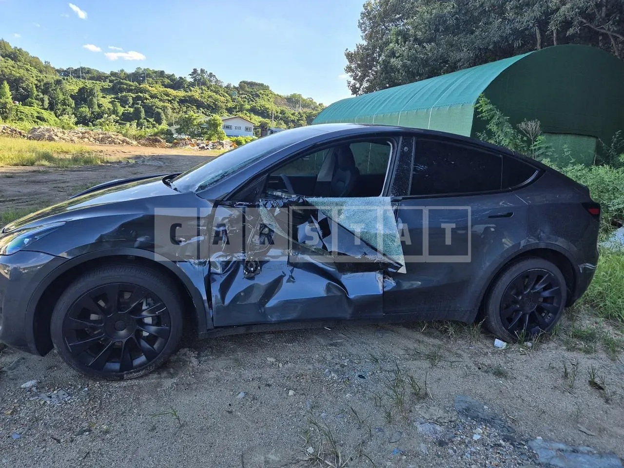 Photo 2 of 12: 2023 Tesla Model Y RWD, VIN LRWYGCFS5RC191223 — Korean insurance auction